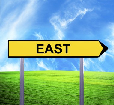 kavramsal ok işareti metin - ea ile güzel bir manzara karşı