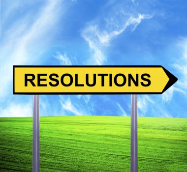 kavramsal ok işareti güzel manzara ile metin - re karşı