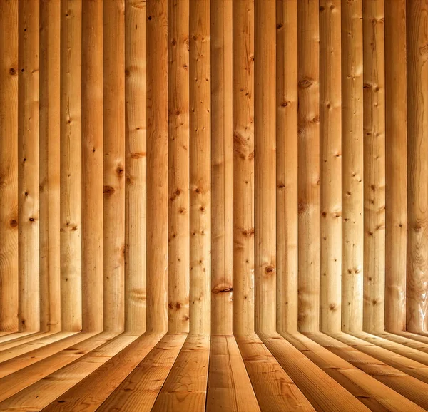 Interior abstrato com piso de madeira parquet laranja — Fotografia de Stock