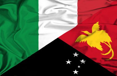 Papua Yeni Gine ve İtalya 'nın bayrağı sallanıyor