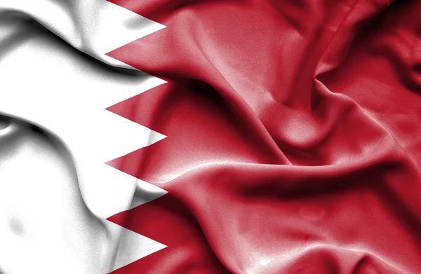 Bahrain waving flag — Stock Photo, Image