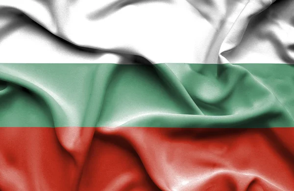 Bulgarije wuivende vlag — Stockfoto