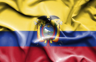 Ekvador dalgalanan bayrak
