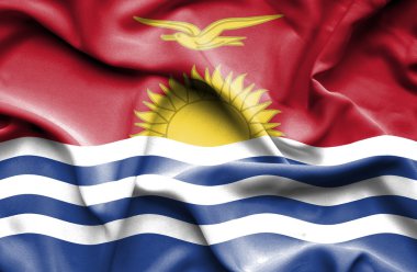 Kiribati dalgalanan bayrak