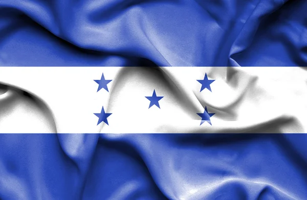 Honduras ondeando bandera — Foto de Stock