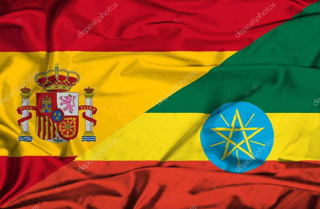 Drapeau De L Ethiopie Et De L Espagne Image Libre De Droit Par Alexis84 C Drapeau De L Ethiopie Et De L Espagne Image Libre De Droit Par Alexis84 C