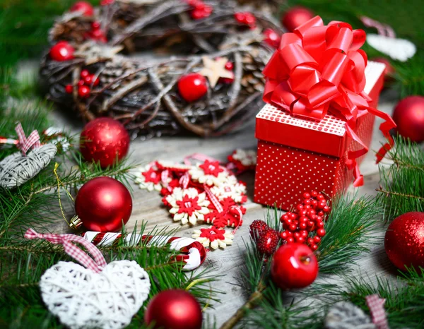 Christmas tree with gifts — Stock Photo, Image