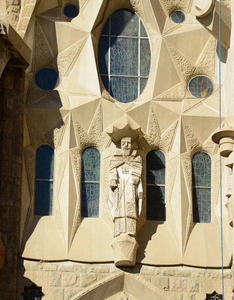 BARCELONA, SPAIN - DECEMBER 31, 2015: Detail of Sagrada Familia — Stock Photo, Image