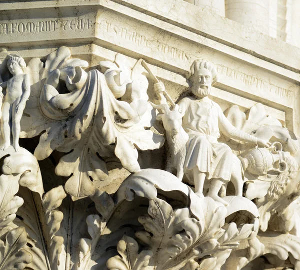 Detalhes da arquitetura perto de San Marco Piazza em Veneza Itália — Fotografia de Stock