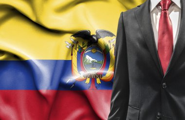 Dan Ekvador takım elbiseli adam