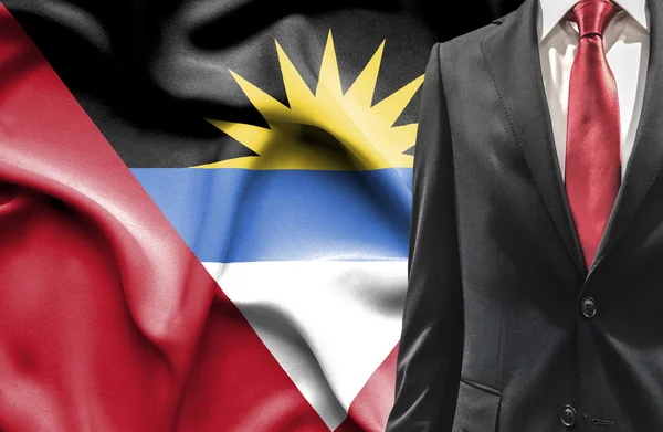 Man in suit from Antigua and Barbuda — Stock Photo, Image