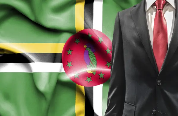 Hombre de traje de Dominica — Foto de Stock