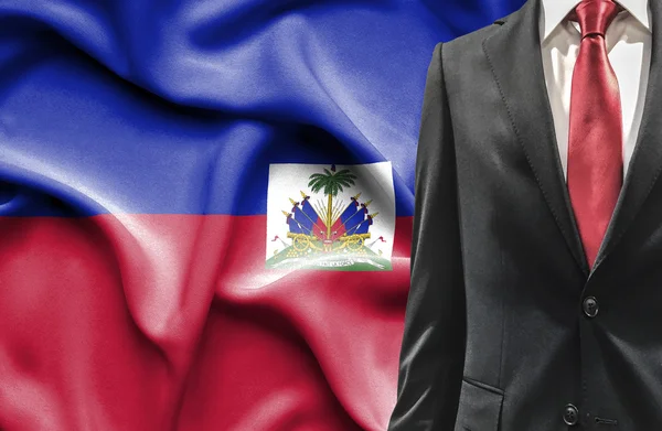 Man in suit from Haiti — Stock Photo, Image