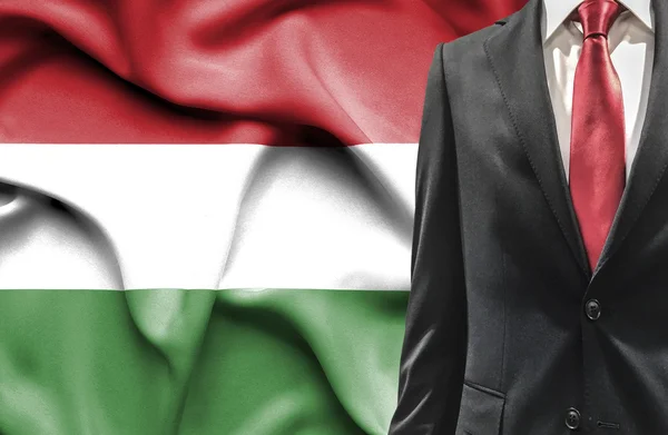 Man in suit from Hungary — Stock Photo, Image