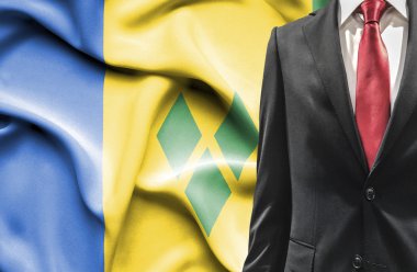 Saint Vincent ve Grenadinler takım elbiseli adam