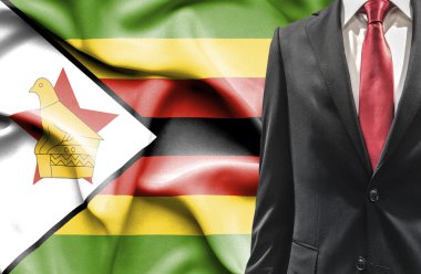 Zimbabve dan takım elbiseli adam