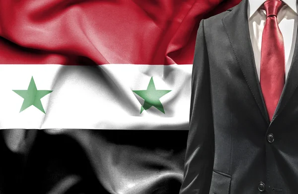 Mannen i kostym från Syrien — Stockfoto