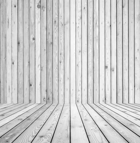 Camera in legno bianco interno — Foto Stock