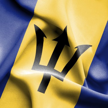 Barbados dalgalanan bayrak