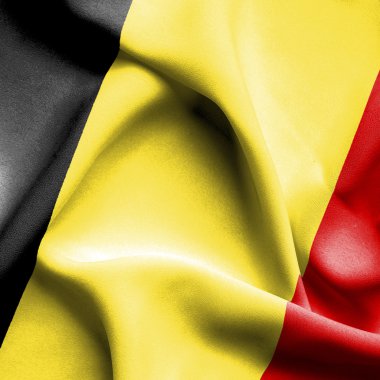Belçika dalgalanan bayrak