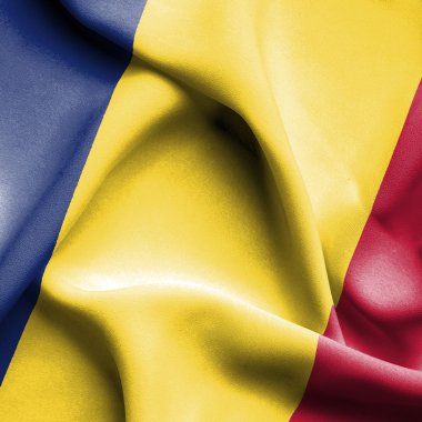 Chad dalgalanan bayrak