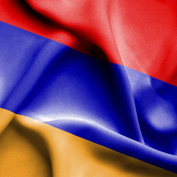 Arménia acenando bandeira — Fotografia de Stock