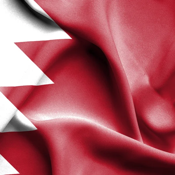 Bahrain viftande flagga — Stockfoto