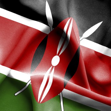 Kenya dalgalanan bayrak