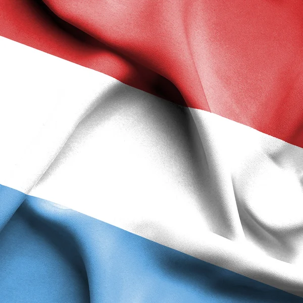 Wapperende vlag van Luxemburg — Stockfoto