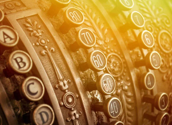 Antique cash register — Stock Photo, Image