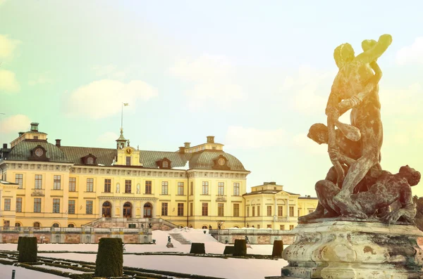 Drottningholm Palace Gardens at Stockholm - Sweden — Stock Photo, Image