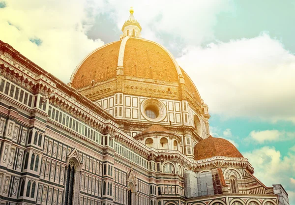 Duomo Santa Maria Del Fiore and Campanile Florence - Italy — Stock Photo, Image