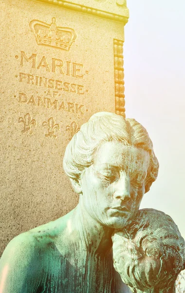 コペンハーゲンのデンマークの marie 王女の像 — ストック写真