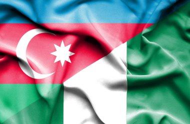 Türkiye ve Azerbaycan bayrağı sallayarak