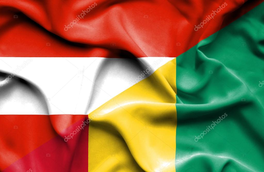 Drapeau De La Guinee Et De L Autriche Image Libre De Droit Par Alexis84 C Drapeau De La Guinee Et De L Autriche Image Libre De Droit Par Alexis84 C