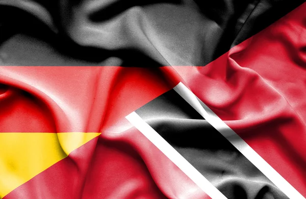 Флаг Тринидада, Тобаго и Германии — стоковое фото