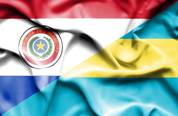 Bandera de Bahamas y Paraguay —  Fotos de Stock