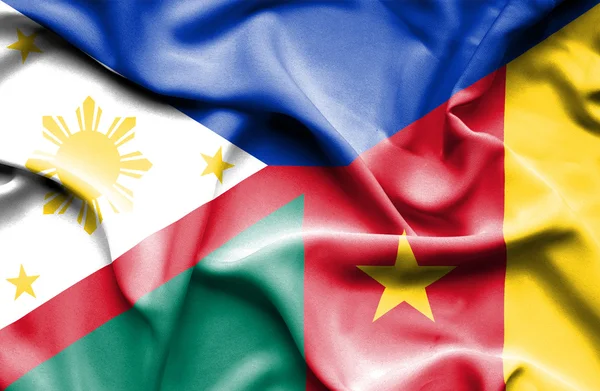 Bandera de Camerún y Filipinas —  Fotos de Stock