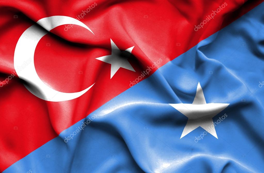 Waving flag of Somalia and Turkey — Stock Photo © Alexis84 ...