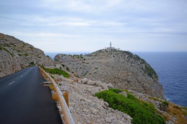 Formentor manzara - Mallorca - Balear Adası - İspanya