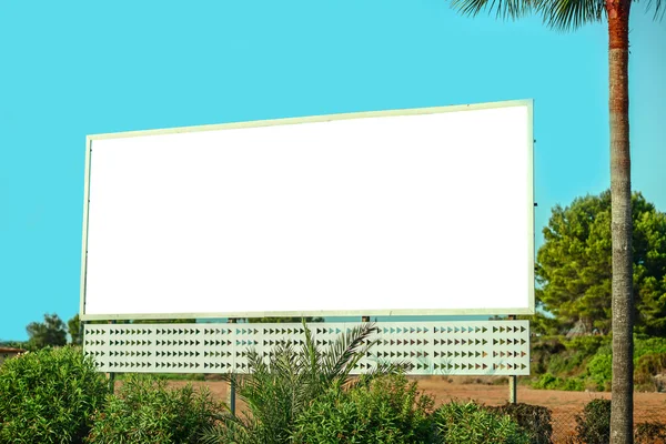 Empty city billboard — Stock Photo, Image