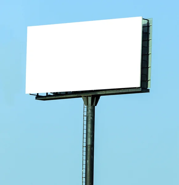 Empty city billboard Stock Image