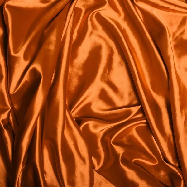 Fondo de seda naranja elegante liso — Foto de Stock