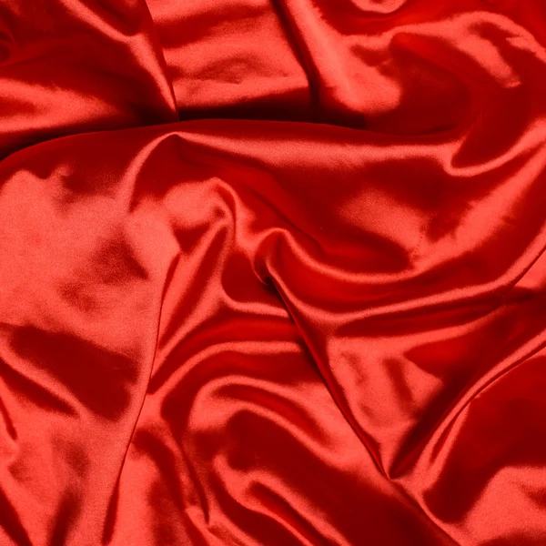 Gładkie eleganckim czerwonym tle jedwab — Zdjęcie stockowe