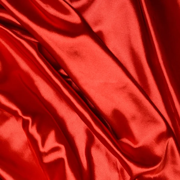 Liscio elegante sfondo di seta rossa — Foto Stock