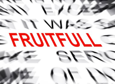 Mevsimlik metin fruitfull odaklı