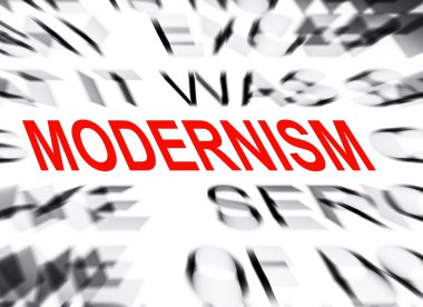 Mevsimlik metin odak modernizm ile