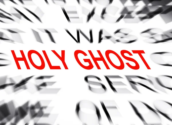 Blured text with focus on HOLY GHOST — Stock Photo, Image