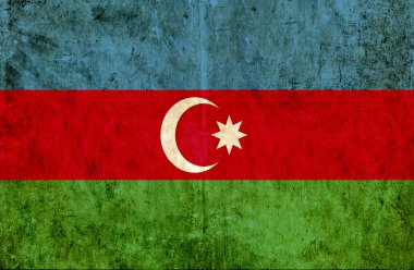 Azerbaycan'ın eski kağıt bayrak