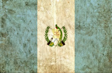 Guatemala bayrağı eski kağıt